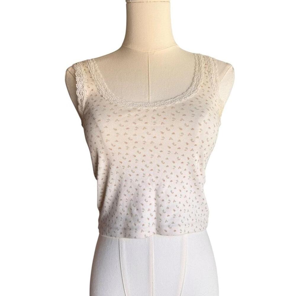 Brandy melville cream cotton tank‎